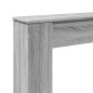 Cadre de cheminée sonoma gris 100x20x100 cm bois d ingénierie