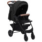 Poussette pour bébé 2 en 1 Anthracite Acier