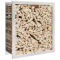 Portant de bois de chauffage 80x28x86 cm acier inoxydable