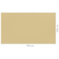 Tapis de tente 400x700 cm Beige