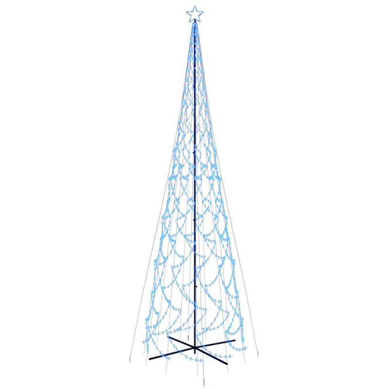 Arbre de Noël cône 3000 LED Bleues 230x800 cm