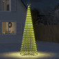 Arbre de Noël lumineux conique 688 LED blanc chaud 300 cm