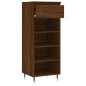 Armoire à chaussures Chêne marron 40x36x105cm Bois d ingénierie