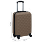 Valise rigide Marron ABS