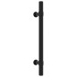 Poignées d armoire 10 pcs noir 128 mm acier inoxydable