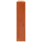 Cache radiateur cire marron 169x19x84 cm bois massif de pin