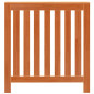 Cache radiateur cire marron 79,5x19x84 cm bois massif de pin