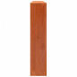 Cache radiateur cire marron 79,5x19x84 cm bois massif de pin