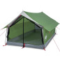 Tente de camping 2 personnes vert imperméable