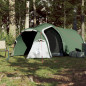 Tente de camping tunnel 3 personnes vert imperméable