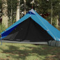 Tente de camping tipi 1 personne bleu imperméable