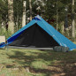 Tente de camping tipi 1 personne bleu imperméable