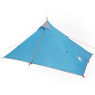 Tente de camping tipi 1 personne bleu imperméable