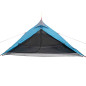 Tente de camping tipi 1 personne bleu imperméable