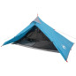 Tente de camping tipi 1 personne bleu imperméable