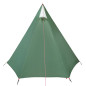 Tente de camping 3 personnes vert imperméable