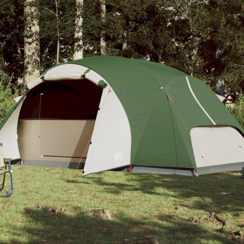 Tente familiale Crossvent 8 personnes vert imperméable