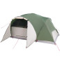 Tente familiale Crossvent 8 personnes vert imperméable