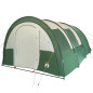 Tente de camping tunnel 4 personnes vert imperméable