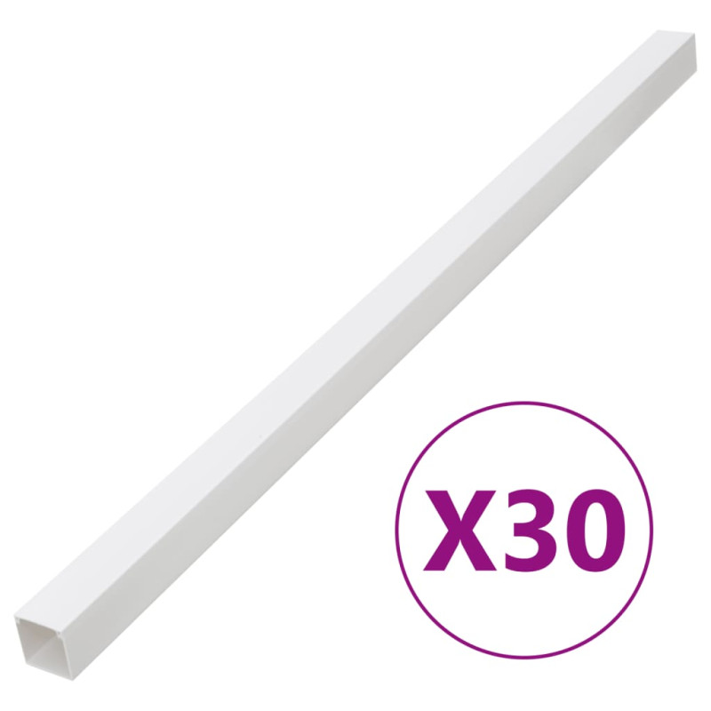 Goulotte de câble 100x60 mm 30 m PVC