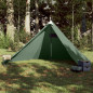 Tente familiale tipi 7 personnes vert imperméable