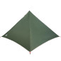 Tente familiale tipi 7 personnes vert imperméable