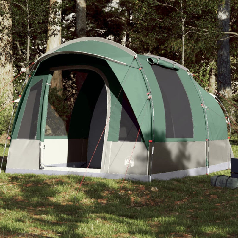 Tente de camping tunnel 3 personnes vert imperméable