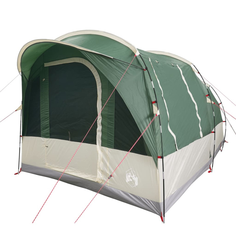 Tente de camping tunnel 3 personnes vert imperméable