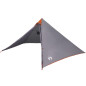 Tente familiale tipi 7 personnes gris et orange imperméable