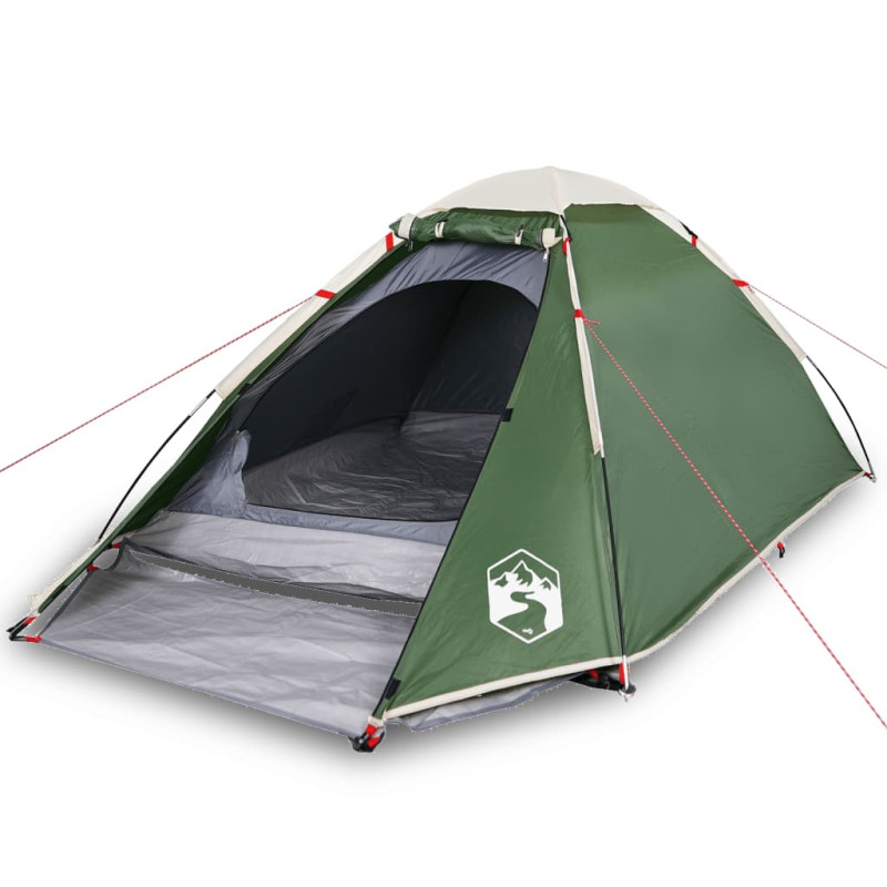 Tente de camping à dôme 2 personne vert imperméable