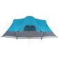 Tente familiale tipi 8 personnes bleu imperméable