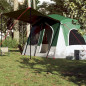 Tente de camping de cabine 5 personnes vert imperméable