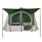 Tente de camping de cabine 5 personnes vert imperméable