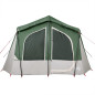 Tente de camping de cabine 5 personnes vert imperméable