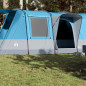 Tente de camping tunnel 4 personnes bleu imperméable