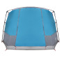 Tente de camping tunnel 4 personnes bleu imperméable