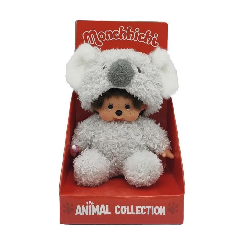 Peluche Monchhichi Koala - BANDAI - Douce peluche