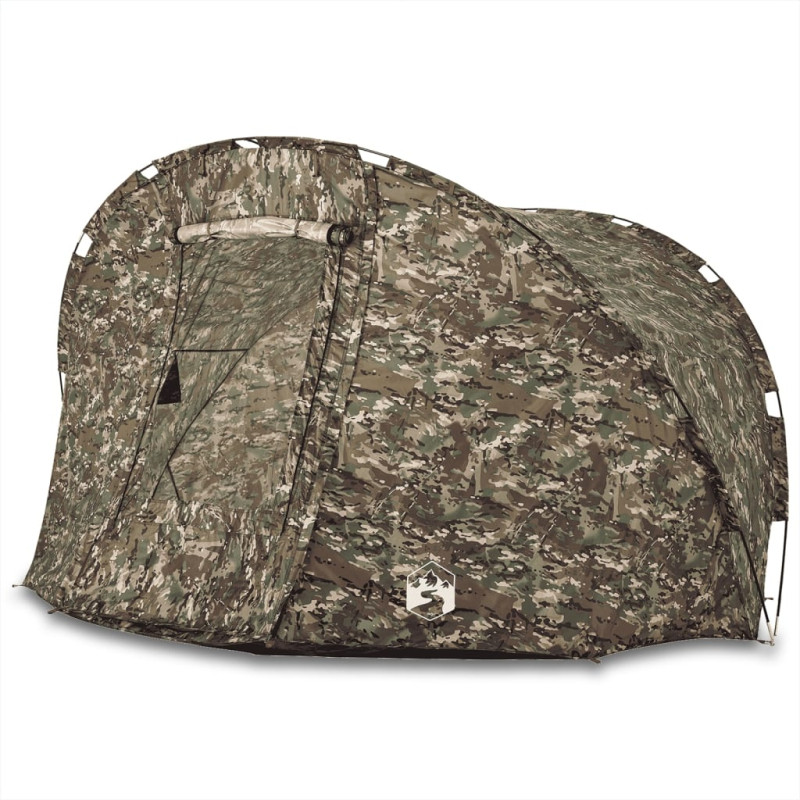 Tente de pêche 5 personnes camouflage imperméable