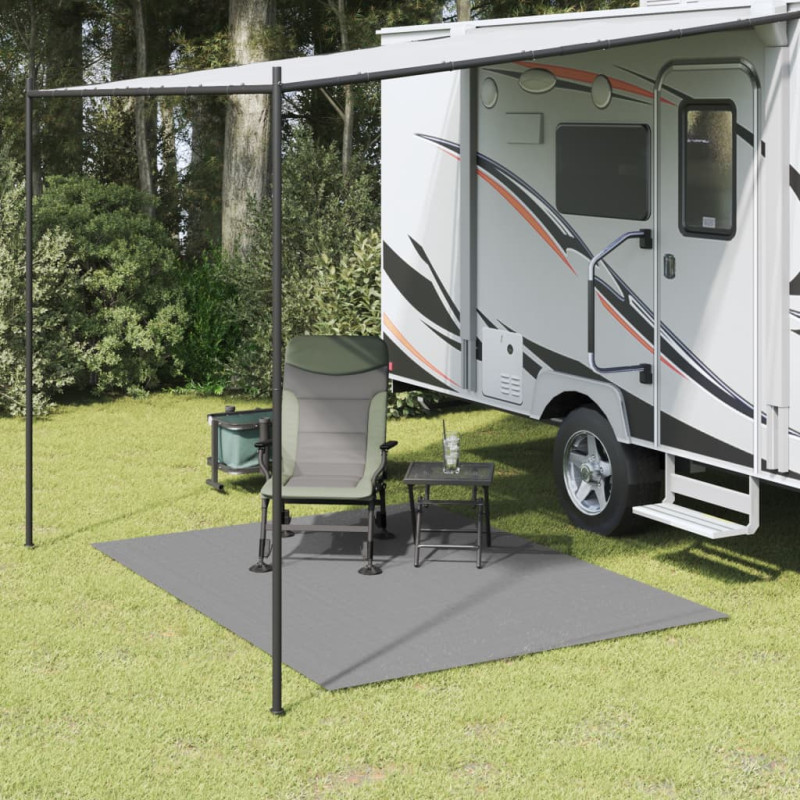 Tapis de sol de camping anthracite 2,5x2 m