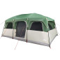 Tente de cabine familiale 9 personnes vert imperméable