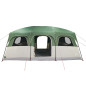 Tente de cabine familiale 9 personnes vert imperméable