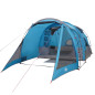 Tente de camping tunnel 4 personnes bleu imperméable