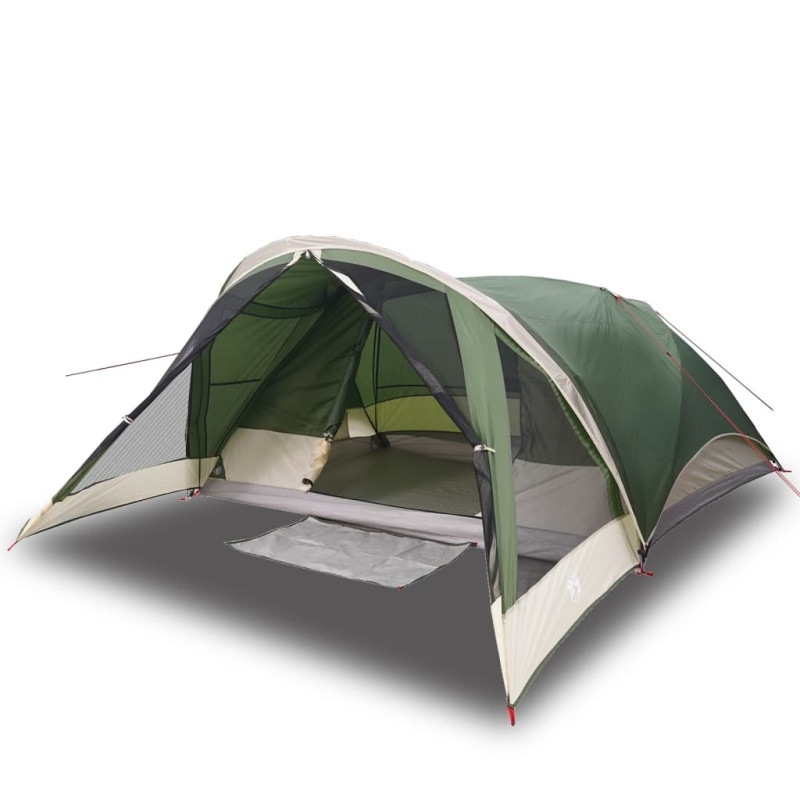 Tente de cabine familiale 6 personnes vert imperméable