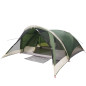 Tente de cabine familiale 6 personnes vert imperméable