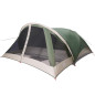 Tente de cabine familiale 6 personnes vert imperméable