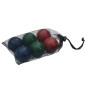 Ensemble de boules Bocce 8 pcs sac de transport bois pin massif