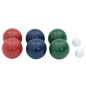 Ensemble de boules Bocce 8 pcs sac de transport bois pin massif