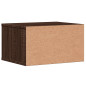 Support d imprimante chêne marron 40x32x22,5 cm bois ingénierie