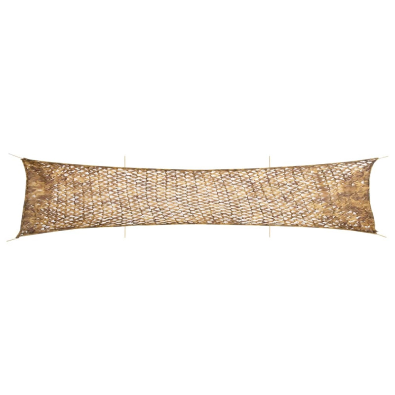 Filet de camouflage avec sac de rangement 706x140 cm sable