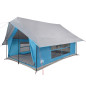 Tente de camping 5 personnes bleu imperméable